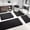 Black, variant on ChakmeOne Memory Foam Bath Mat, Bath Mats for Bathroom Floor - Set of 4 Super Soft Absorbent Non Slip Bathroom Rug Set for Tub and Shower, Home Decor Accessories
