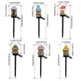 thumbnail image 3 of Outdoor Solar Light, Solar Garden Decorations, Landscape Lights Outdoor Waterproof, Garden Decor for Outside, Light Blue Resin Mushroom House Fairy House Stake Light, Waterproof, 3 of 5