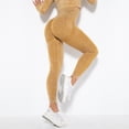 thumbnail image 1 of MKLEKYY Leggings de yoga sin costuras que absorben la humedad en color melocotón para mujer, cómodos leggings de entrenamiento para fitness y gimnasio., 1 of 4