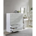 thumbnail image 3 of Pemberly Row 7 Drawer Chest with Locks on 2 Drawers and 1 Door in Gray Wood, 3 of 7