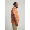 thumbnail image 3 of KingSize Men's Big & Tall Plaid Wrinkle-Resistant Short Sleeve Button Down, 3 of 6