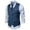 Blue, variant on Letdown Men's Casual Business Vests Lightweight Waistcoat Slim Fit Suit V-Neck Business Vests for Wedding Party