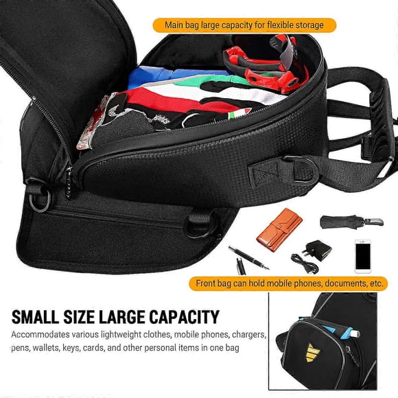 Motorcycle Tank Bag Multifunctional with Phone Holder Suitable for Most Cross-Riding Motorcycles Handbag