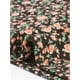 thumbnail image 5 of Blusas de verano casuales de manga corta con cuello en V y estampado floral para mujeres de tallas grandes Agnes Orinda 1X marrón, 5 of 8