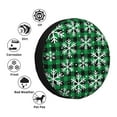 thumbnail image 4 of Fotbe Christmas Pattern At Buffalo Plaid Funda de Llanta de Repuesto con Estampado, Engrosada, Ajuste Universal para Jeep, Remolque, RV, SUV, Camión-15 inch, 4 of 6