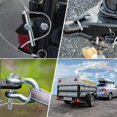 thumbnail image 3 of LAICAIW Trailer Coupler Pin, Wire Lock Pin, Shaft Locking Pin, Safety Coupler Pin, with Stainless Steel Extended Wire and Quick Release Ring (20 PCS 8mm x 70mm), 3 of 7