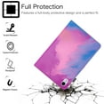 thumbnail image 3 of Allytech Colorful PU Leather Case for iPad Mini 6 (2021), iPad Mini 6th Gen 2021 Case with Pen Holder, Soft TPU Back Shell Anti-Slip Stand Card Slots Magnetic Closure Protective Cover, Purple Blue, 3 of 7