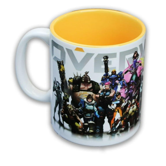 Overwatch Heroes/ Inside Color 12oz Coffee Mug