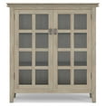 thumbnail image 6 of Simpli Home Artisan 38 inch Wide Solid Wood Transitional Medium Storage Cabinet in Distressed Grey, 6 of 12