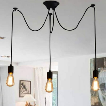 

Vintage Pendant Light 1.2m Industrial Ceiling Light Height DIY Lamp Fragarn