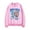 Pink, variant on Signed It C,xoxo Long Sleeve Sweatshirts Crewnect New Logo Merch Cosplay Women Men Fashion Casual Streetwear