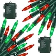 thumbnail image 1 of String Lights TW SHINE, paquete de 2 unidades, 100 LED, 9,75 m, funciona con pilas, 1 of 8