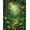 Green, Pattern 3, variant on ODIKA 4'x6' Machine Washable Non-Slip Area Rug, Misty Forest Deep Green with Bronze Accents High Traffic Rug, Green, 93046