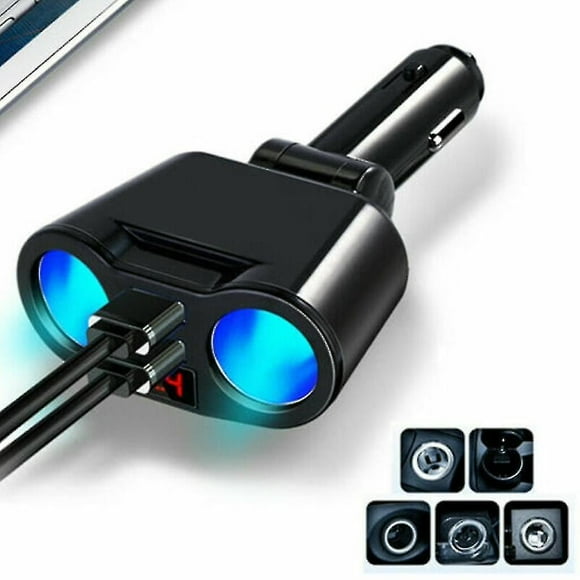 Adapter Cigarette Lighter Dc 2 Outlet,built-in Cigarette Lighter
