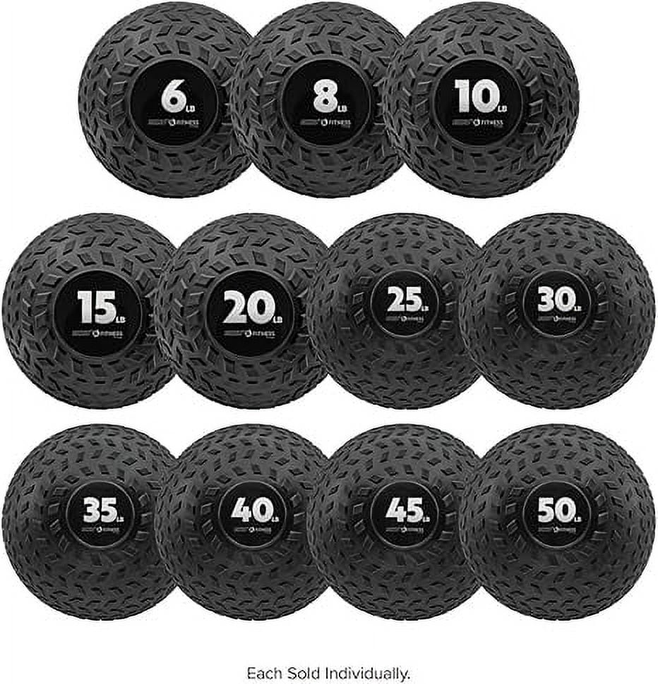 Champion Sports Rhino Fitness Slam Ball, 8 Pounds, Black