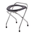 thumbnail image 4 of Squatting Toilet Stool Chairs Non Slip Mobile Easy to Clean Rounded Edges Strong Steel 42cm, 4 of 8