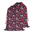 thumbnail image 2 of Christmas Bags Drawstring,Dark Blue Christmas Pattern Large Xmas Christmas Gift Bags,Reusable for Xmas and New Year Party Favors and Supplies,27.6" X 19.7", 2 of 6