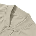 thumbnail image 5 of Mens Bomber Jacket Lightweight Thin Windbreaker Jackets Casual Summer Coats with Zipper Pockets Brown M, 5 of 7