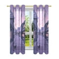 thumbnail image 7 of Yayeee Window Curtains Light Filtering 63"x42" Grommet Panel Pair Home Living Room Decor, Black Cat Walking, 7 of 7