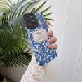 thumbnail image 5 of for iPhone 13 Pro Max Case(6.7 inch),Cute case with Fashion Print Label Design，Soft TPU Shockproof Protective for Women & Girls(Blue), 5 of 8
