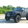 Road Armor Front Stealth Winch Bumper Pre-Runner Square Light Port (Black) - 512R4B Fits select: 2015-2017 JEEP WRANGLER UNLIMITED, 2012-2014 JEEP WRANGLER