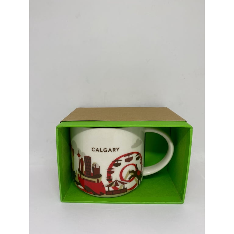 Starbucks Coffee You Are Here Calgary Canada Ceramic Coffee Mug New with  Box - Walmart.com