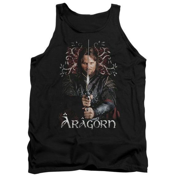 Lord of the Rings Aragorn Adult Tank Top Black