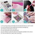 thumbnail image 4 of Peacock Diy 5d Full Diamond Painting Diamonds Cross Stitch Embroidery Kit Home Decor Gift, 4 of 5