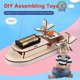 thumbnail image 4 of Wooden Sailboat Ship Kit,harvey Sailing Modelstudents Diy Paddle Wheel Ship Assembling Model Remote Control Educational Toy Material Kits Kids Educati, 4 of 5