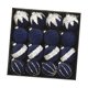 thumbnail image 1 of 16 bolas navideñas decorativas de terciopelo para el hogar, bolas navideñas flocadas para el, Azul, 1 of 9