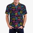 thumbnail image 1 of Fotbe Graffiti Art Camiseta Polo de Golf para Hombre con Estampado – Camisa Deportiva Transpirable con Cuello Abotonado-3X-Large, 1 of 6