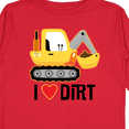 thumbnail image 4 of Inktastic Construction Truck I Love Dirt Boys or Girls Long Sleeve Toddler T-Shirt, 4 of 5