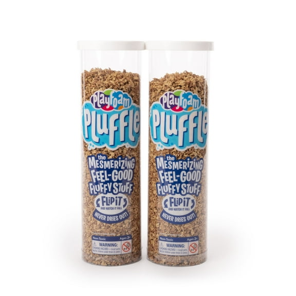 Educational Insights Pluffle Sand 2-pack Sensory Bin Filler, Foam Slime Alternative, for Kids Ages 3 and up