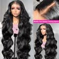 thumbnail image 5 of Body Wave Lace Front Wigs Human Hair Wig for Women 13x6 HD Lace Front Wigs 200 Density Glueless Wig Pre Plucked with Baby Hair 24Inch, 5 of 8