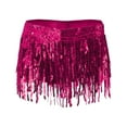 thumbnail image 4 of SRZYMJ Belly Dance Scarf Sequin Tassel Skirt Wrap Sparkly Rave for Women, 4 of 5