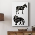 thumbnail image 5 of Ornamental Safari Animals I Premium Gallery Wrapped Canvas - Ready to Hang, 5 of 9