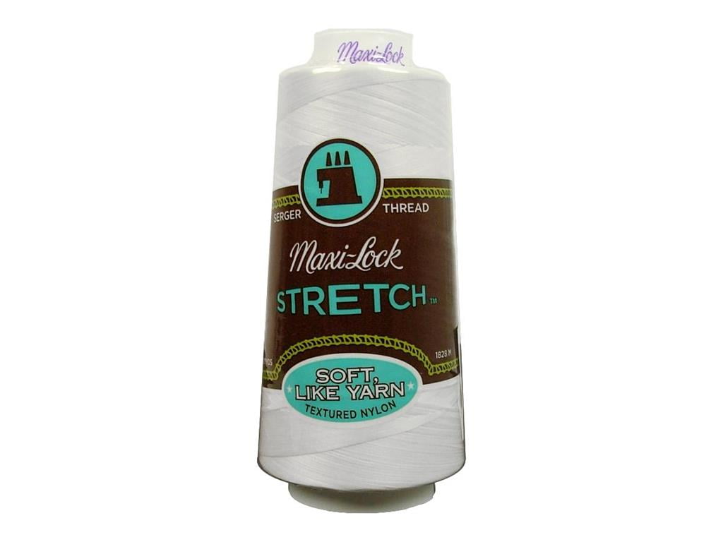 A&E Maxi Lock Stretch Thread 2000yd White