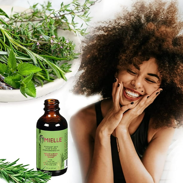 Mielle Organics Rosemary Mint Scalp & Cheveux Renforcement de l'huile