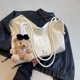 thumbnail image 4 of Bolso de hombro de gran capacidad con tendencia de moda para mujer, bonito bolso de mano con decoración de oso, para vacaciones, viajes, mochila escolar universitaria, 4 of 5