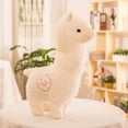 thumbnail image 2 of Muñeca de peluche de alpaca Zulema Cojín Esponjoso Decoración Cómodo Relleno 38cm, 2 of 7