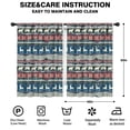 thumbnail image 2 of Blackout Kids Curtains,Multicolor Christmas Pattern Childrens Insulated Curtains Set Of 2,Bedroom Essentials,Toddler Room Decor 42"x63", 2 of 5