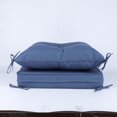 thumbnail image 5 of Buytoshop Outdoor Waterproof Deep Seat Cushions 24 x 24 x 4 Inch, Patio Fade Resistant Replacement Seat Cushions with Handle and Remove Cover, for Outdoor Furniture, Navy Blue, 5 of 5