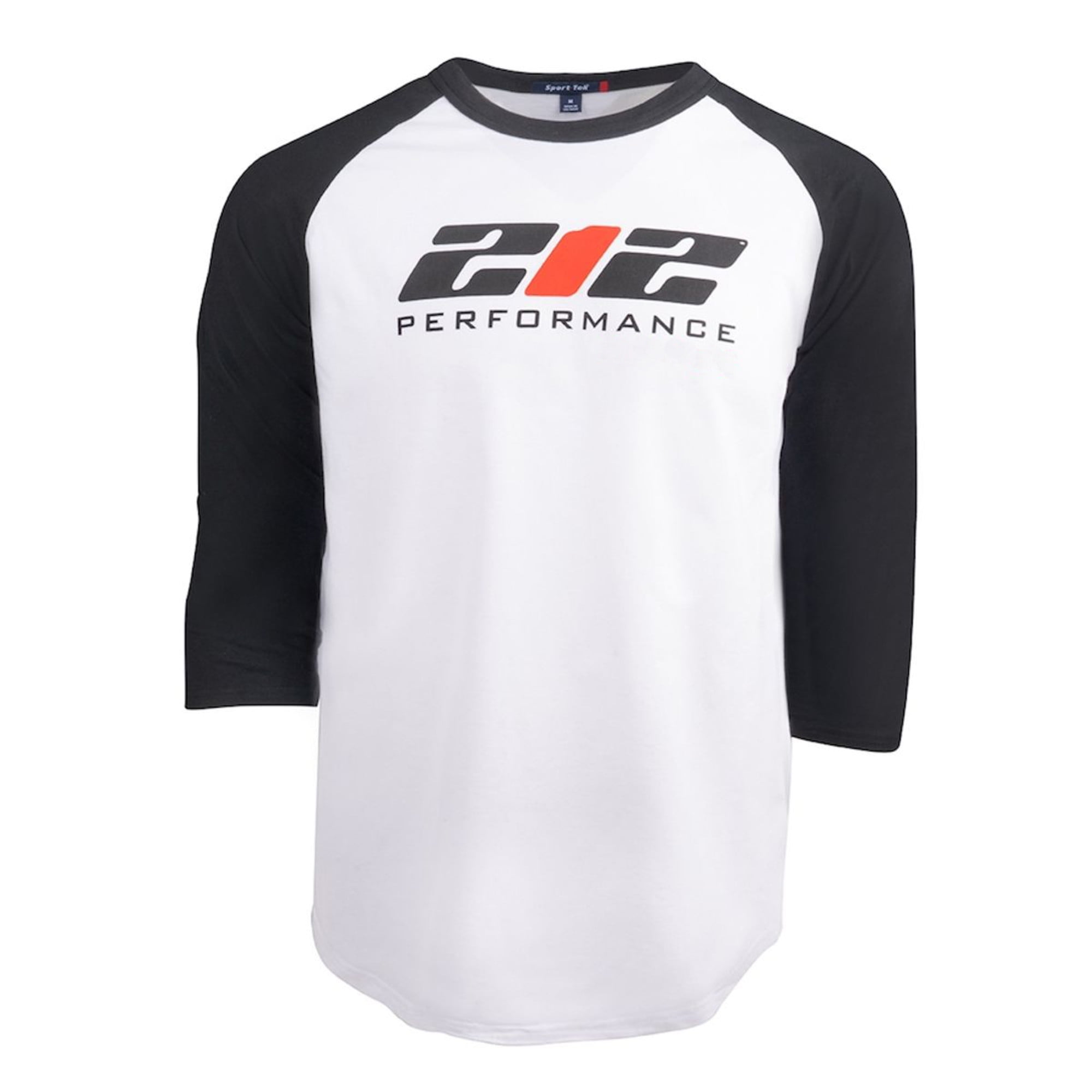 212 Performance - 212 Performance TRAG-050-012 212 Performance Logo Raglan Tee in Black, White ...