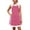 Multicolor, variant on Women's Sleeveless V Neck Color Block 2 Piece Set Tunic Dress Top with Shorts Summer Beach Outfit with Pockets