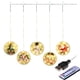 thumbnail image 1 of Fairy Light 3D Led Cortina Cadena De Luces Con Tres Ganchos Decoración Navideña Cadena De Luces Para Gabinete Etapa 113 Led Eigraketly HA045589-07, 1 of 6