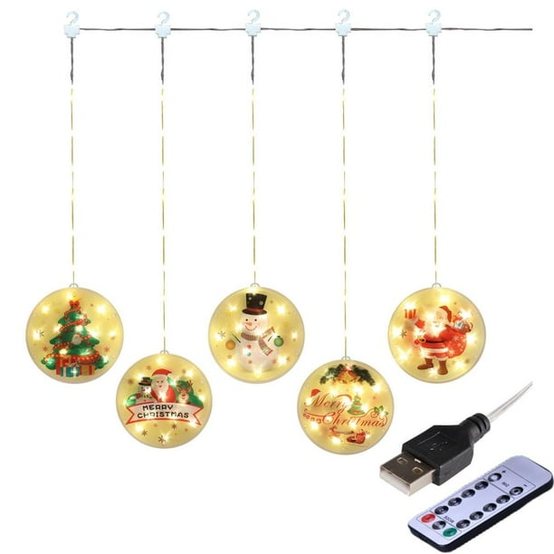 Fairy Light 3D Led Cortina Cadena De Luces Con Tres Ganchos Decoración Navideña Cadena De Luces Para Gabinete Etapa 113 Led Eigraketly HA045589-07