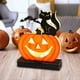 thumbnail image 1 of Adornos de Calabaza de Halloween BLESIY Estatua Decorativa de Madera para Regalos, 1 of 8