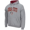 thumbnail image 2 of Men's Colosseum Heather Gray Florida State Seminoles Arch & Logo 3.0 Pullover Hoodie, 2 of 3