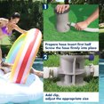 thumbnail image 4 of Tubo de repuesto para piscina Manguera de repuesto para bomba de piscina Mangueras para bomba de filtro - Juego blanco 2 piezas 2 mangueras + 4 cerraduras de tubería de metal ANGGREK Otros, 4 of 8