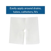 McKesson Split Sponges, Sterile, 100% Cotton, I.V. Drain Split Dressing, 6-Ply, 2 in. x 2 in., 2 per Pack, 35 Packs, 70 Total